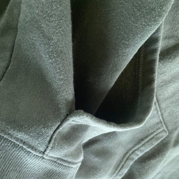 YOUNGLA Army Green Sweatshirt Hoodie Size Medium Unisex - Picture 5 of 9